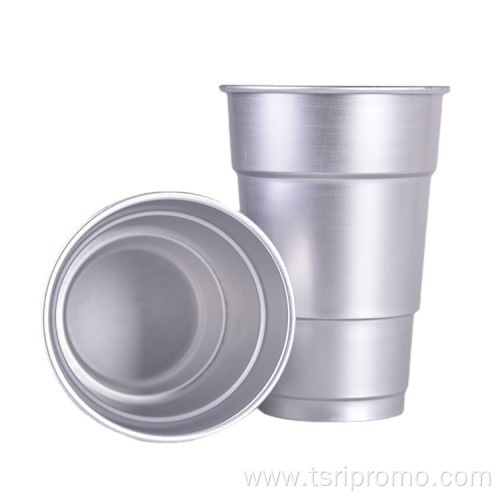 Recyclable coke cups made of aluminum